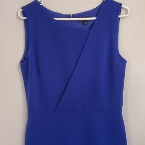 Tahari royal blue dress.